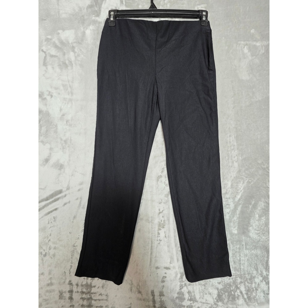 Charter Club Chelsea Skinny Ankle Pants Black Pull On Stretch Trousers Womens 6